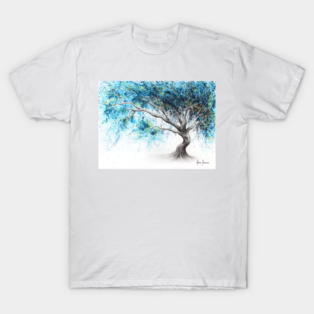 Blue Crystal Dream Tree T-Shirt by AshvinHarrison